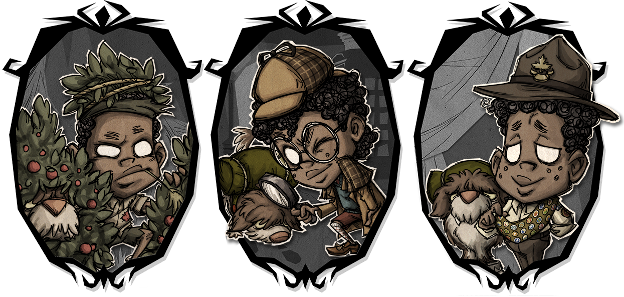 Don t appear. Don't Starve Уолтер. Уолтер из don't Starve together. Уолтер don't Starve Art. Don't Starve герои.