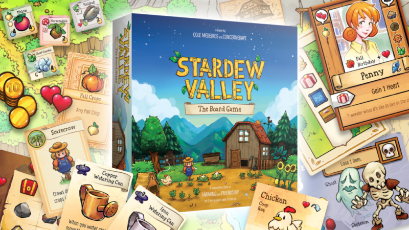 Stardew Valley The Board Game — настольная игра по мотивам популярной песочницы